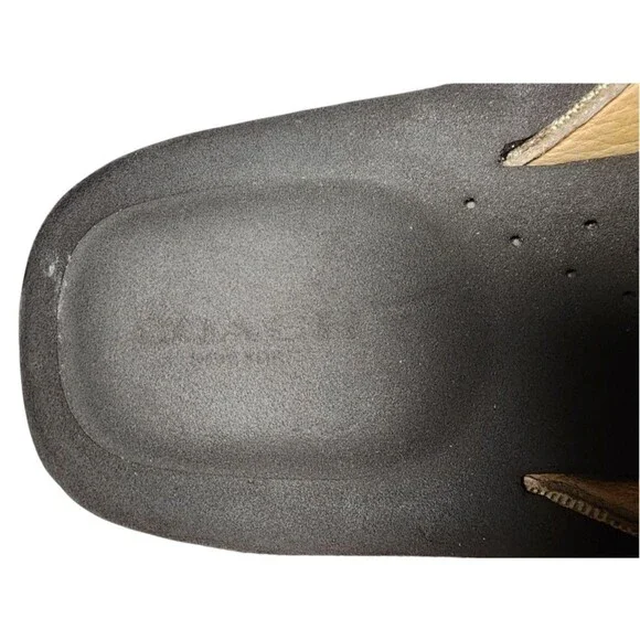 Coach Wedge Thong Sandals Jaden Size 10 Y2K Brown - Picture 8 of 10